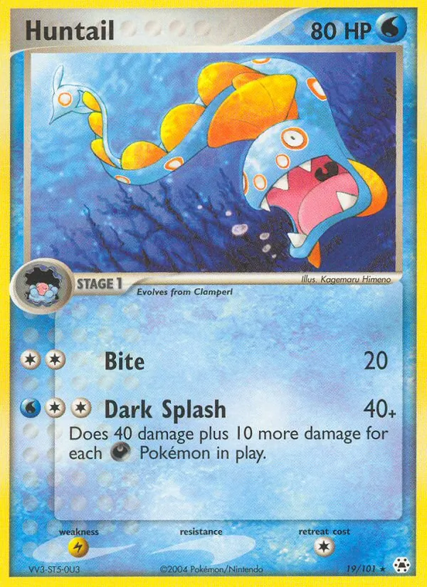 Huntail - Hidden Legends Pokemon Card