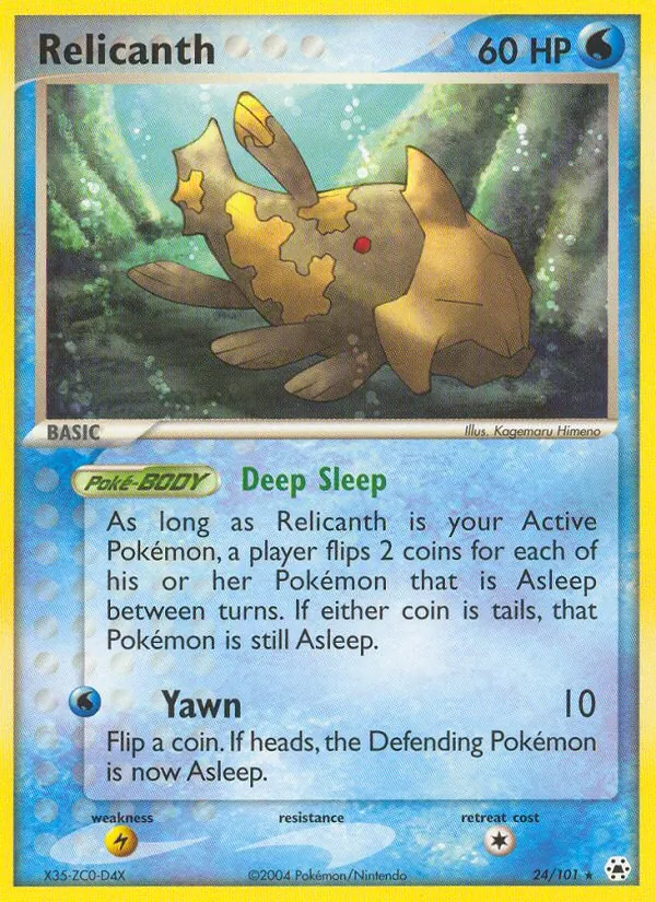 Relicanth - Hidden Legends Pokemon Card