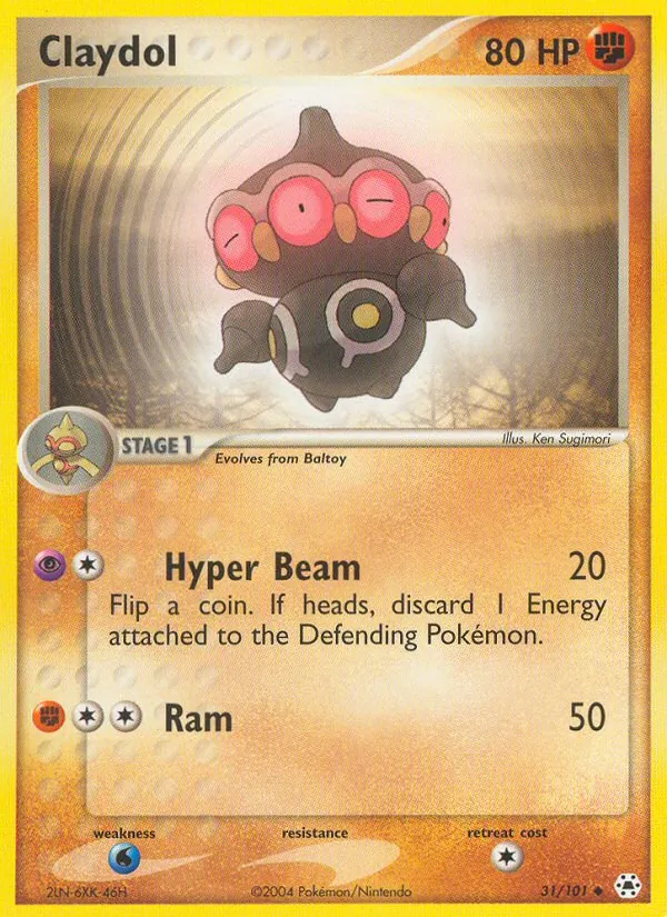 Claydol - Hidden Legends Pokemon Card