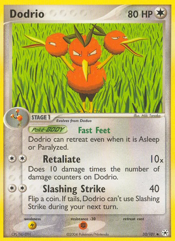 Dodrio - Hidden Legends Pokemon Card