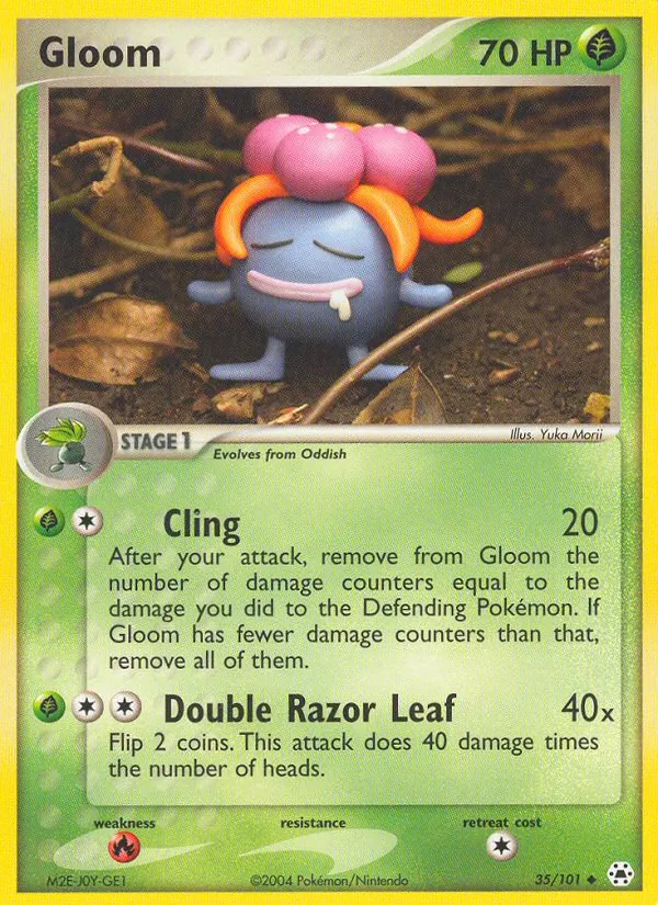 Gloom - Hidden Legends Pokemon Card