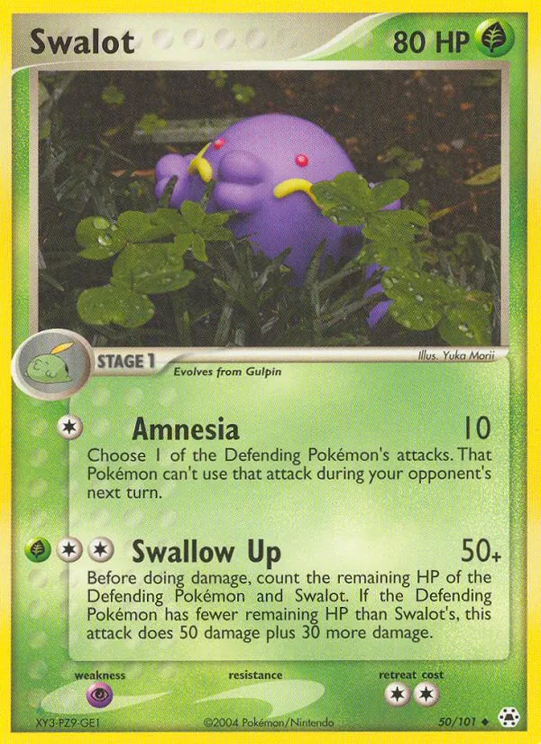 Swalot - Hidden Legends Pokemon Card
