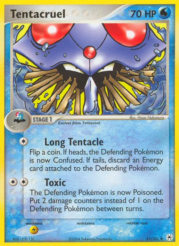 Tentacruel - Hidden Legends Pokemon Card