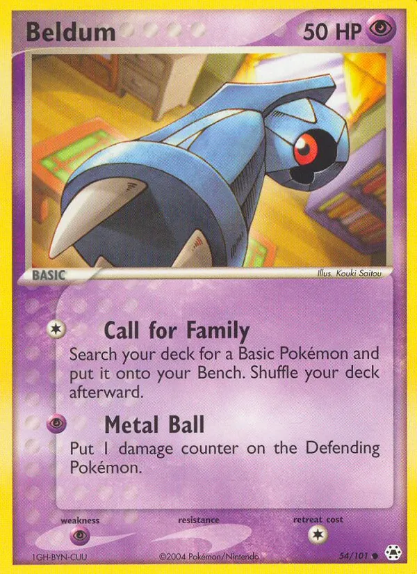 Beldum - Hidden Legends Pokemon Card