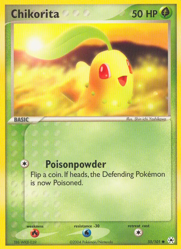 Chikorita - Hidden Legends Pokemon Card