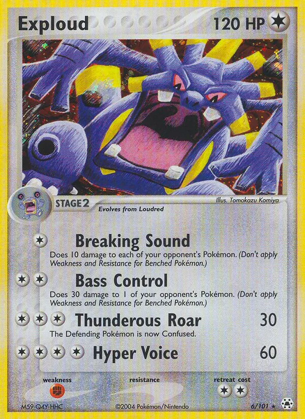 Exploud - Hidden Legends Pokemon Card