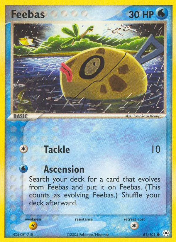 Feebas - Hidden Legends Pokemon Card