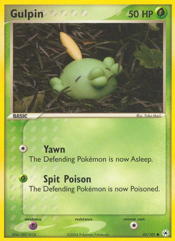 Gulpin - Hidden Legends Pokemon Card