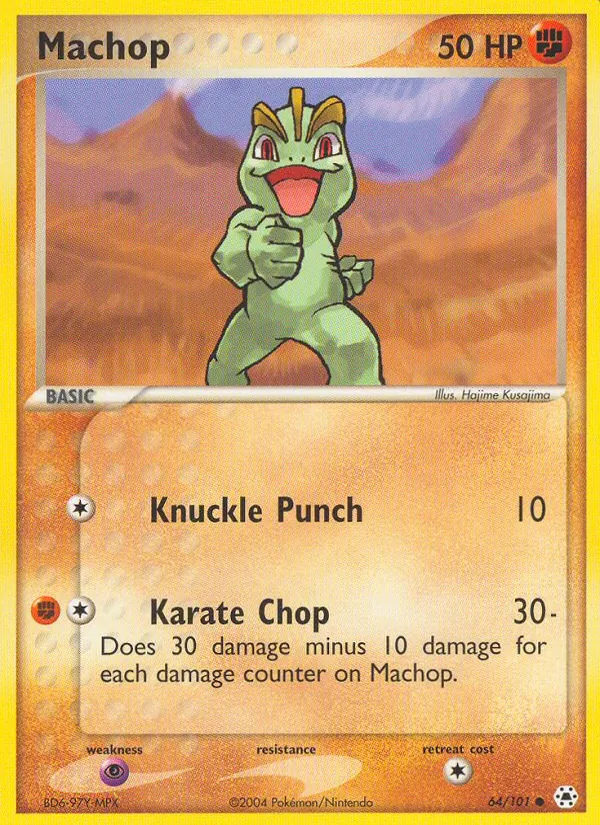 Machop - Hidden Legends Pokemon Card