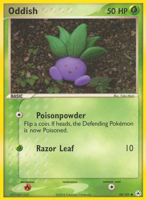 Oddish - Hidden Legends Pokemon Card