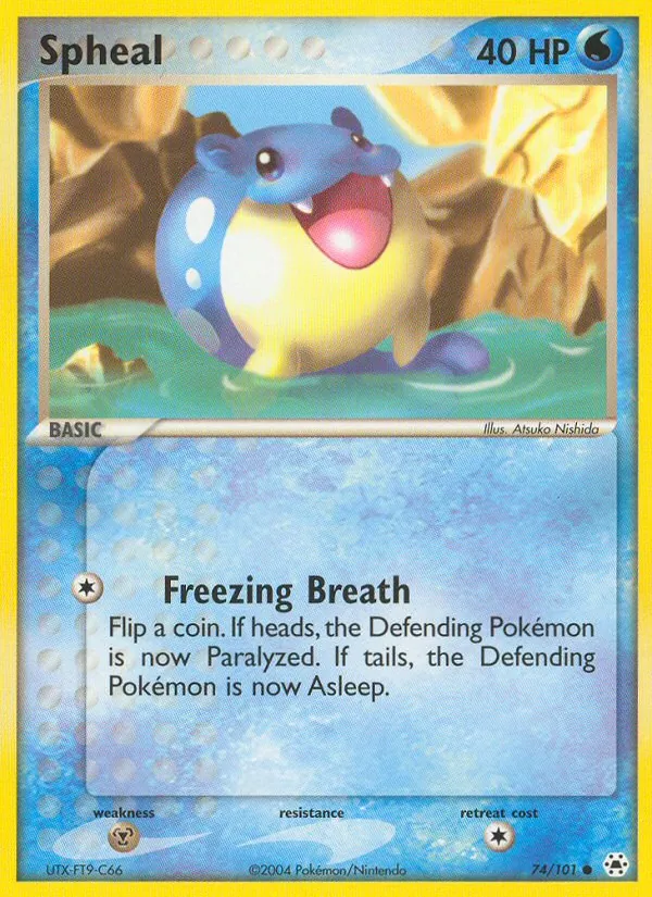 Spheal - Hidden Legends Pokemon Card