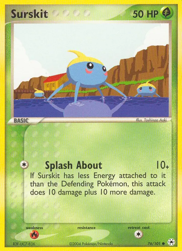 Surskit - Hidden Legends Pokemon Card