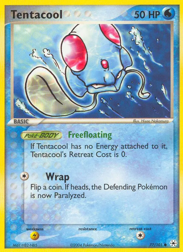 Tentacool - Hidden Legends Pokemon Card