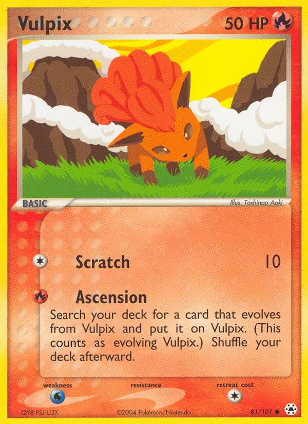 Vulpix - Hidden Legends Pokemon Card