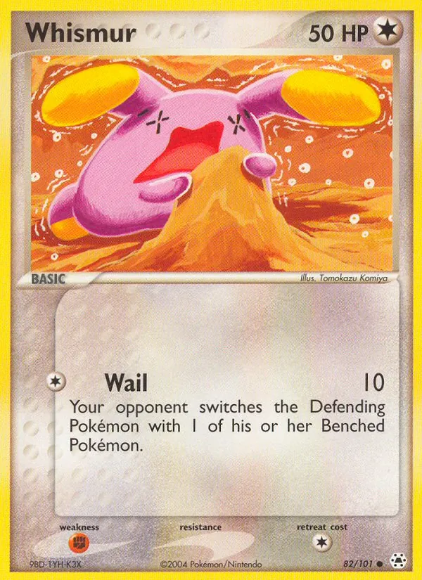 Whismur - Hidden Legends Pokemon Card