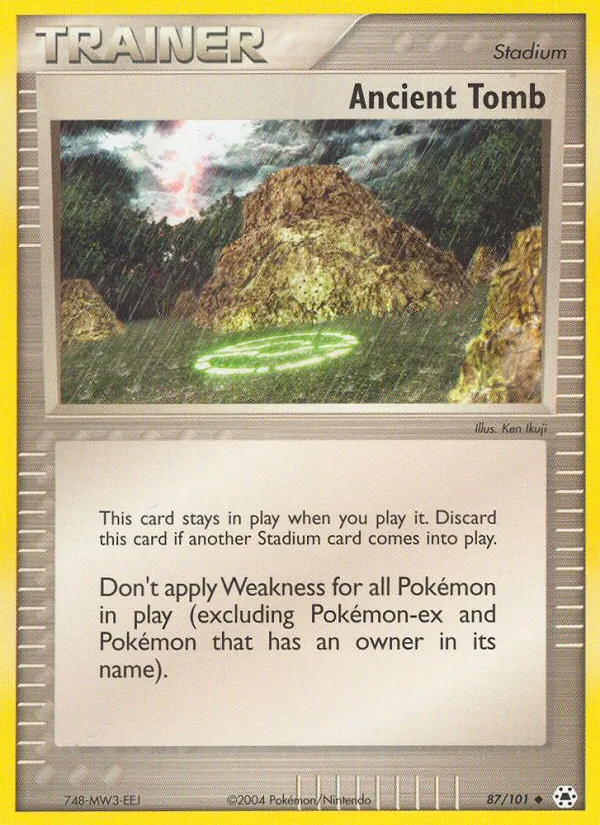 Ancient Tomb - Hidden Legends Pokemon Card