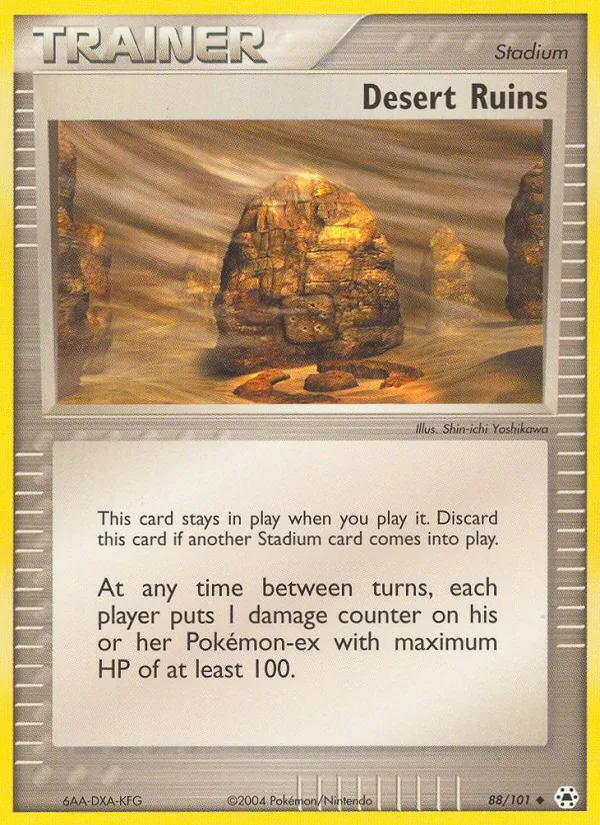 Desert Ruins - Hidden Legends Pokemon Card