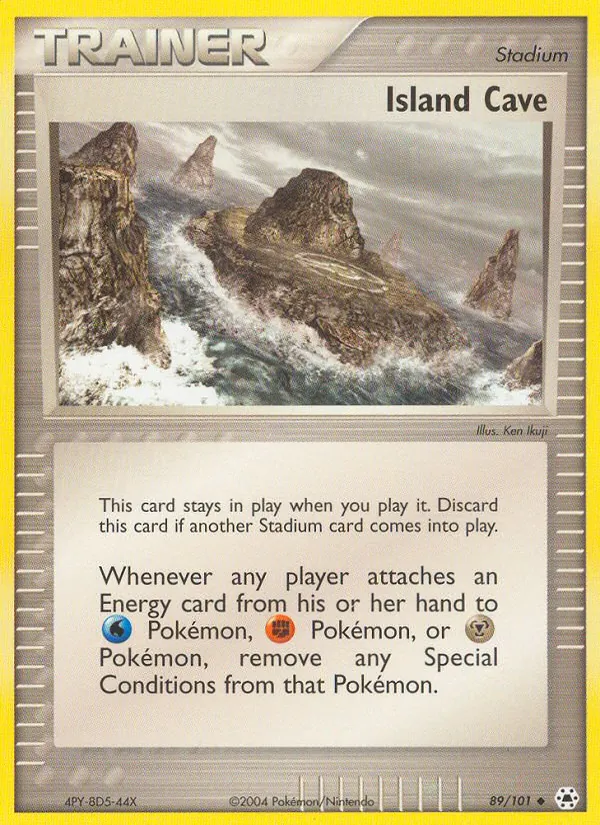 Island Cave - Hidden Legends Pokemon Card