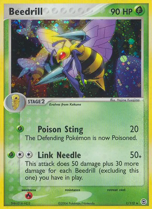 Beedrill - FireRed & LeafGreen Pokemon Card