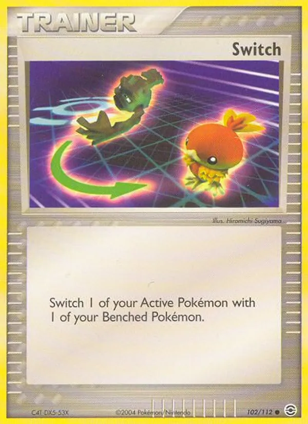 Switch - FireRed & LeafGreen Pokemon Card
