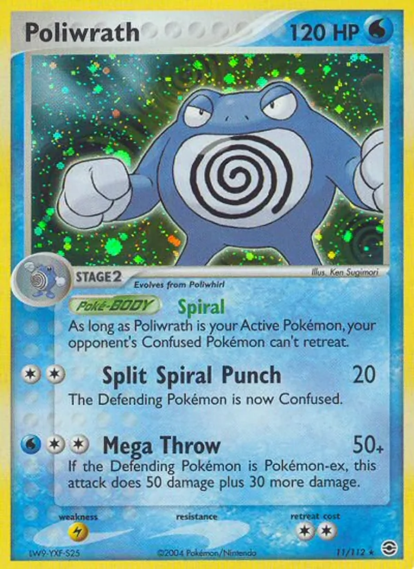 Poliwrath - FireRed & LeafGreen Pokemon Card
