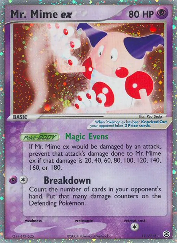Mr. Mime ex - FireRed & LeafGreen Pokemon Card