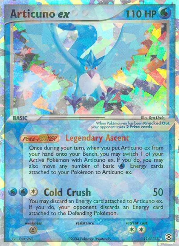 Articuno ex - FireRed & LeafGreen Pokemon Card