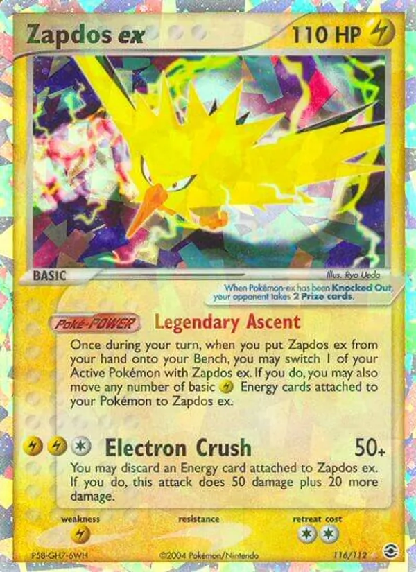 Zapdos ex - FireRed & LeafGreen Pokemon Card