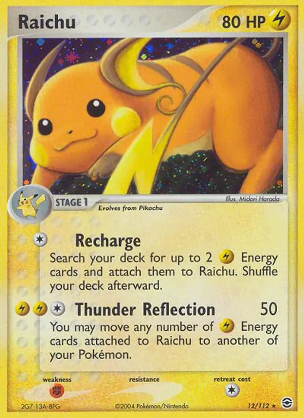 Raichu - FireRed & LeafGreen Pokemon Card