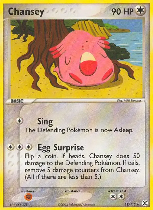 Chansey - FireRed & LeafGreen Pokemon Card