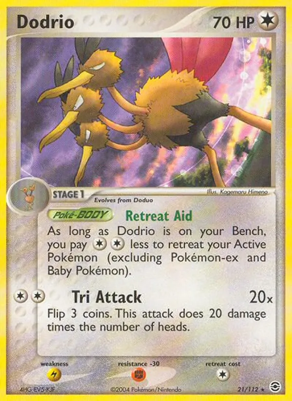 Dodrio - FireRed & LeafGreen Pokemon Card