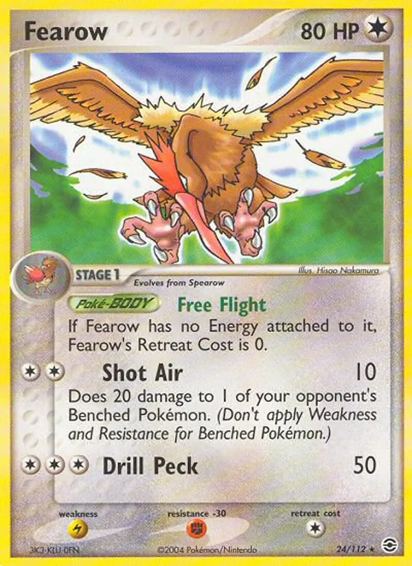 Fearow - FireRed & LeafGreen Pokemon Card