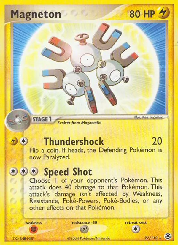 Magneton - FireRed & LeafGreen Pokemon Card