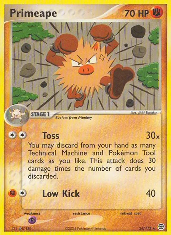 Primeape - FireRed & LeafGreen Pokemon Card