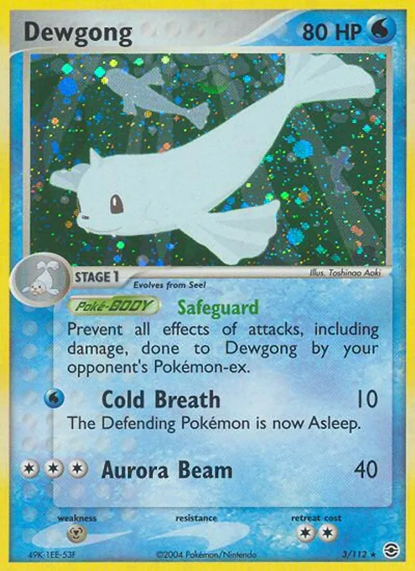 Dewgong - FireRed & LeafGreen Pokemon Card