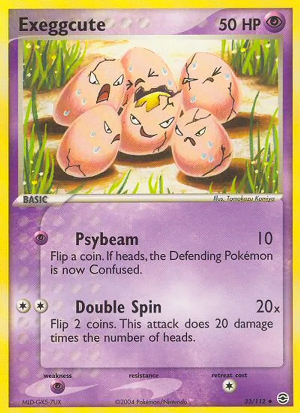 Exeggcute - FireRed & LeafGreen Pokemon Card