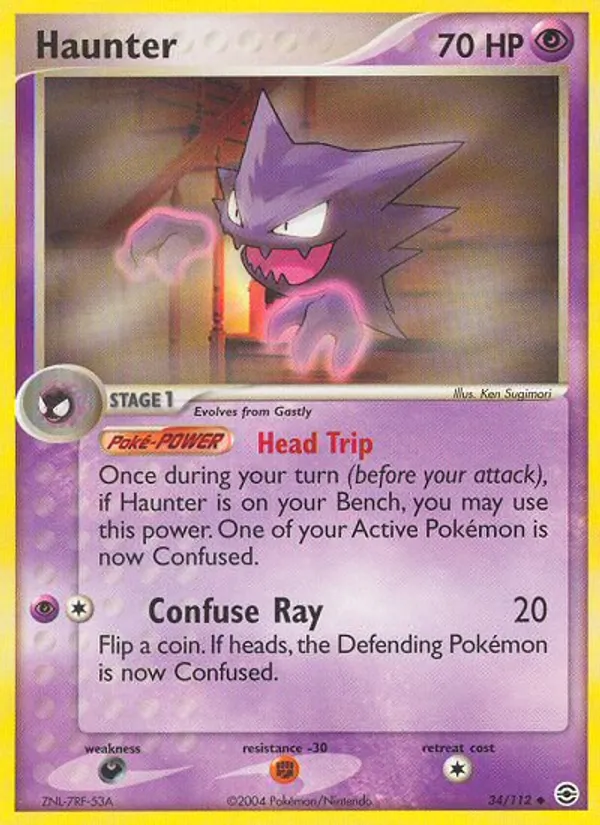 Haunter - FireRed & LeafGreen Pokemon Card