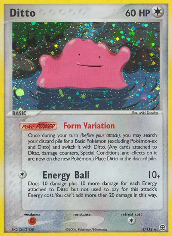 Ditto - FireRed & LeafGreen Pokemon Card