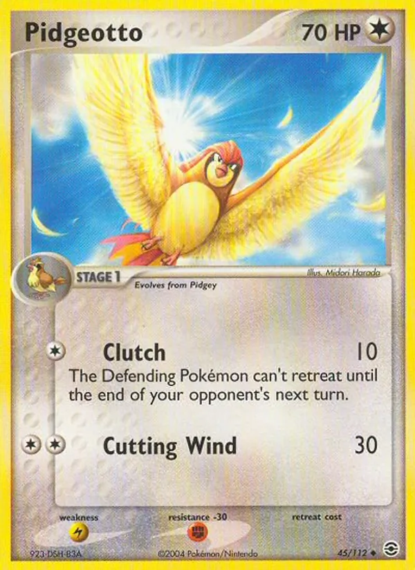 Pidgeotto - FireRed & LeafGreen Pokemon Card
