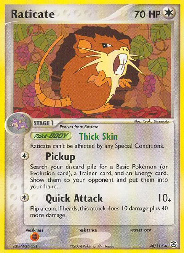 Raticate - FireRed & LeafGreen Pokemon Card