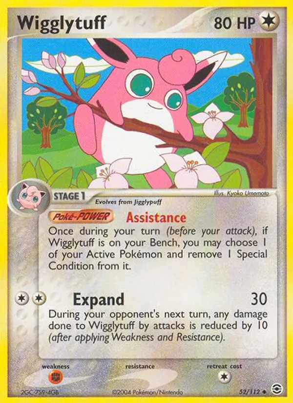 Wigglytuff - FireRed & LeafGreen Pokemon Card