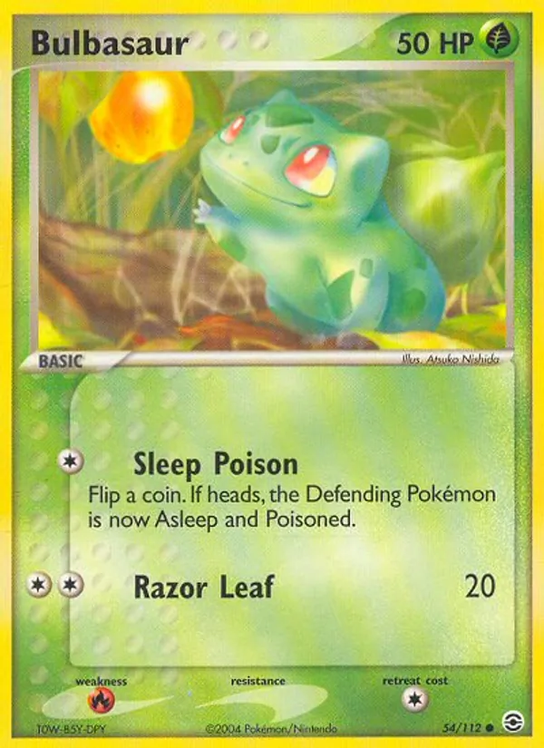 Bulbasaur - FireRed & LeafGreen Pokemon Card