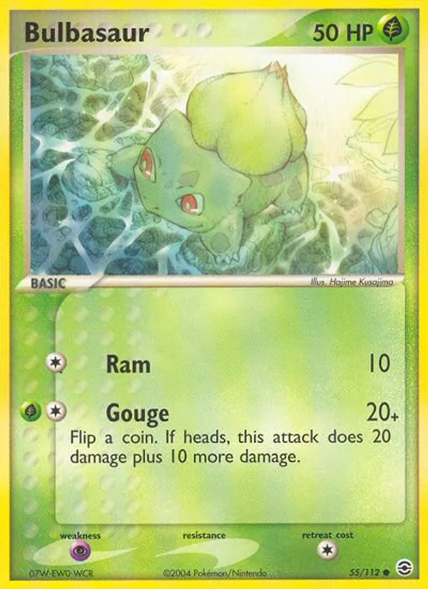 Bulbasaur - FireRed & LeafGreen Pokemon Card
