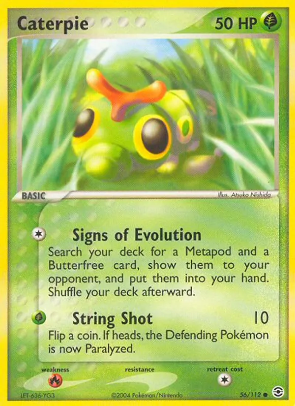 Caterpie - FireRed & LeafGreen Pokemon Card