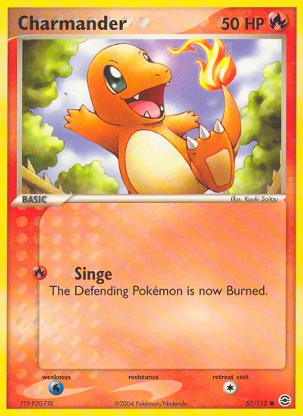 Charmander - FireRed & LeafGreen Pokemon Card