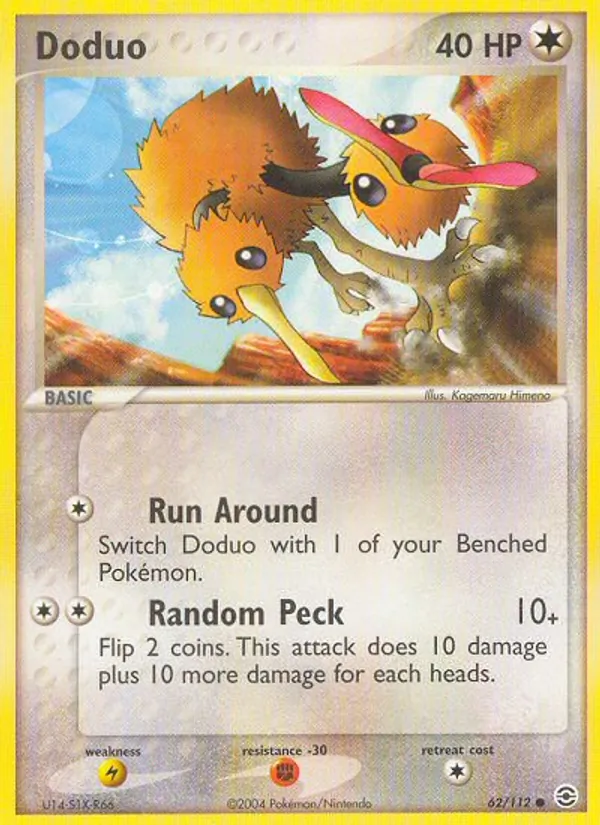 Doduo - FireRed & LeafGreen Pokemon Card