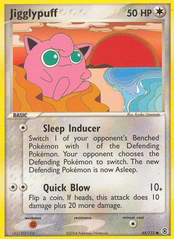 Jigglypuff - FireRed & LeafGreen Pokemon Card