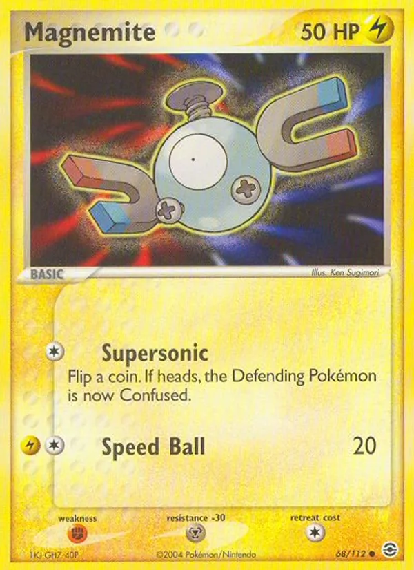 Magnemite - FireRed & LeafGreen Pokemon Card