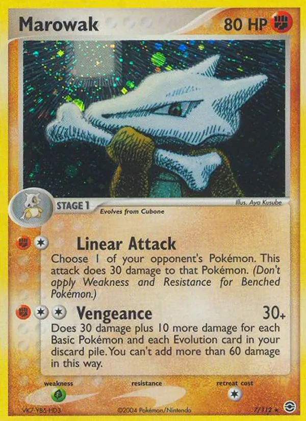 Marowak - FireRed & LeafGreen Pokemon Card