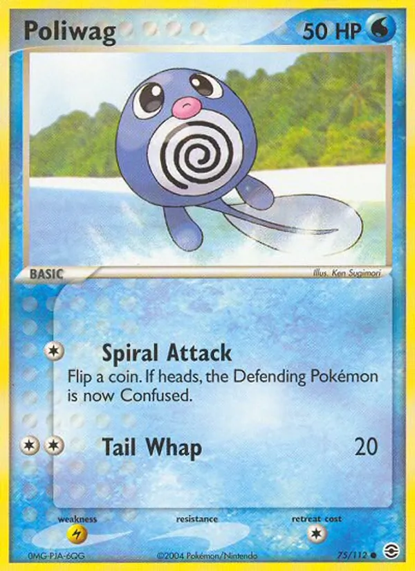 Poliwag - FireRed & LeafGreen Pokemon Card